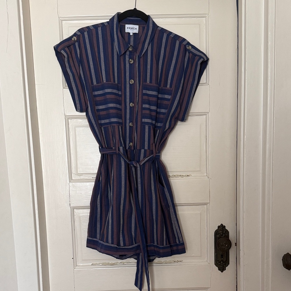 Adorable cotton/linen romper